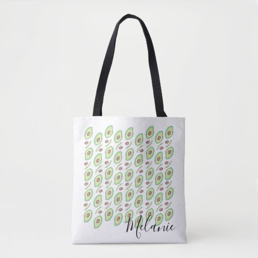 Tote Bag Motif à main de fruits à l'Avocado Pits Slices (Devant)