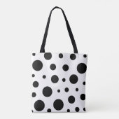 Tote Bag Motif à pointe noire tendance (Dos)