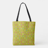 Tote Bag Motif à pois d'arrière - plan (Dos)