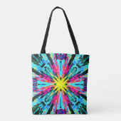 Tote Bag Motif Abstrait coloré (Dos)