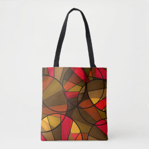 Tote Bag Motif abstrait coloré