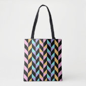 Tote Bag Motif Abstrait coloré (Devant)