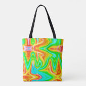 Tote Bag Motif Abstrait de couleur vive (Dos)