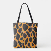 Tote Bag motif Abstrait de girafes (Dos)