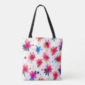Tote Bag Motif Abstrait de la flambée (Dos)