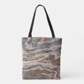 Tote Bag Motif abstrait en marbre texture (Dos)