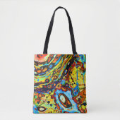 Tote Bag Motif Abstrait exceptionnel (Devant)