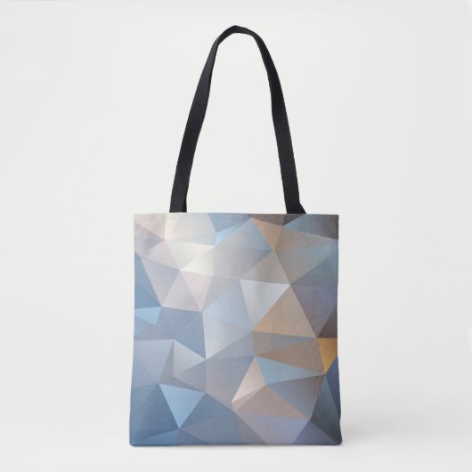 Tote Bag Motif abstrait frais de triangle (Devant)