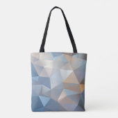 Tote Bag Motif abstrait frais de triangle (Dos)