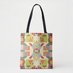 Tote Bag Motif Abstrait géométrique géométrique sans co