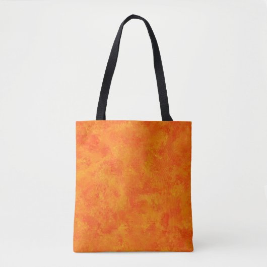 Tote Bag Motif Abstrait orange (Devant)