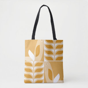 Tote Bag Motif Abstrait rétro-géométrique sans couture