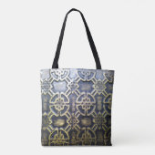 Tote Bag Motif africain abstrait moderne (Dos)