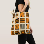 Tote Bag Motif africain dynamique (De près)