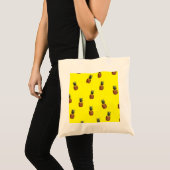 Tote Bag motif ananas (Devant (produit))