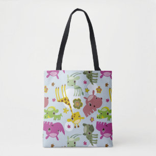 Tote Bag motif animal de safari