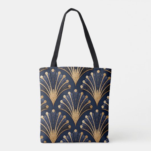 Tote Bag Motif Art Déco or (Dos)