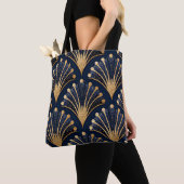 Tote Bag Motif Art Déco or (De près)