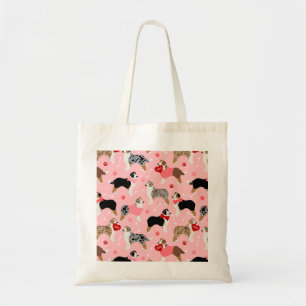 Tote Bag Motif australien Shepherd Valentine