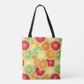 Tote Bag Motif avec des agrumes (Dos)