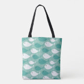 Tote Bag motif avec des poissons (Dos)