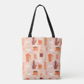 Tote Bag Motif avec les boissons et le texte (Dos)