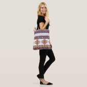 Tote Bag Motif aztèque coloré (Sur le modèle)