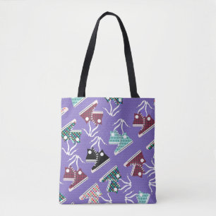 Tote Bag Motif Basket coloré Cool amusant