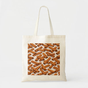 Tote Bag Motif Bâtons de Cannelle