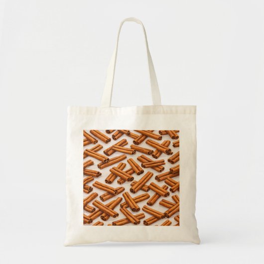 Tote Bag Motif Bâtons de Cannelle (Devant)