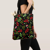 Tote Bag Motif Berries (De près)