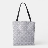 Tote Bag Motif blanc et gris personnalisé (Dos)