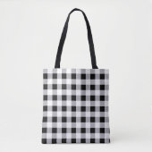 Tote Bag Motif blanc gris gris (Devant)