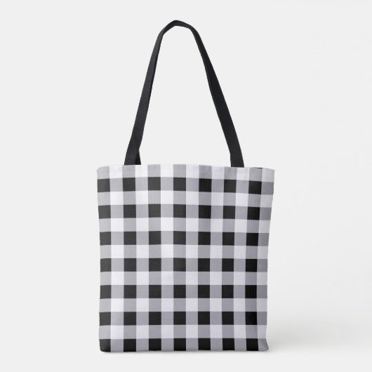 Tote Bag Motif blanc gris gris (Dos)