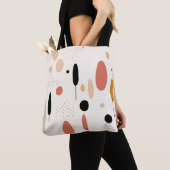Tote Bag Motif Boho Abstrait minimaliste (De près)