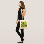 Tote Bag Motif botanique de citron vert (Devant (modèle))