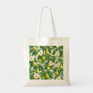 Tote Bag Motif botanique de tranches de poire