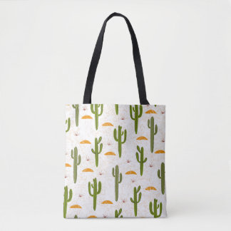 Tote Bag Motif, cactus, texture de sable, st mexicain