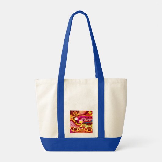 Tote Bag Motif Café et Muffins (Dos)
