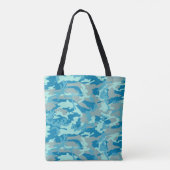 Tote Bag Motif Camo BlueBlast (Dos)