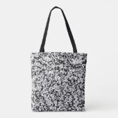 Tote Bag Motif Camouflage noir gris blanc arctique (Dos)