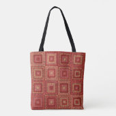 Tote Bag Motif Carré Red Granny (Dos)