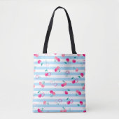 Tote Bag Motif cerise (Devant)