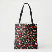 Tote Bag Motif cerise 2 (Devant)