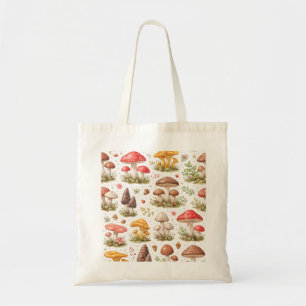 Tote Bag Motif Champignon Fantaisiste