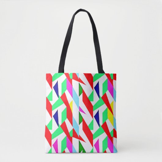Tote Bag Motif chromatique coloré (Devant)