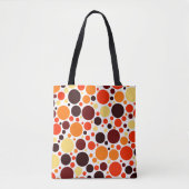 Tote Bag Motif circulaire rétro (Devant)