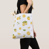 Tote Bag Motif citron (De près)