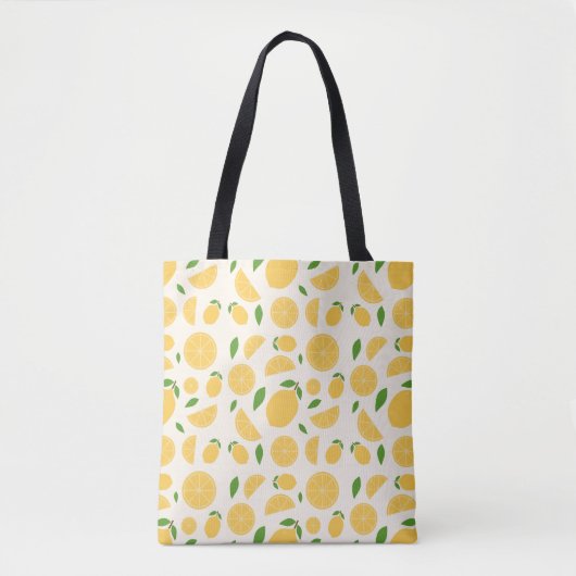 Tote Bag Motif citron (Devant)
