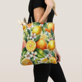 Tote Bag Motif citron (De près)
